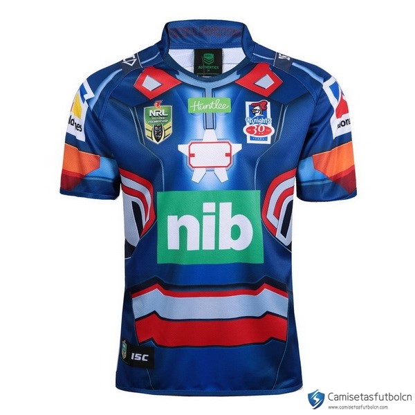 Camiseta Newcastle Knights Hombre de Acero 2017-18 Azul